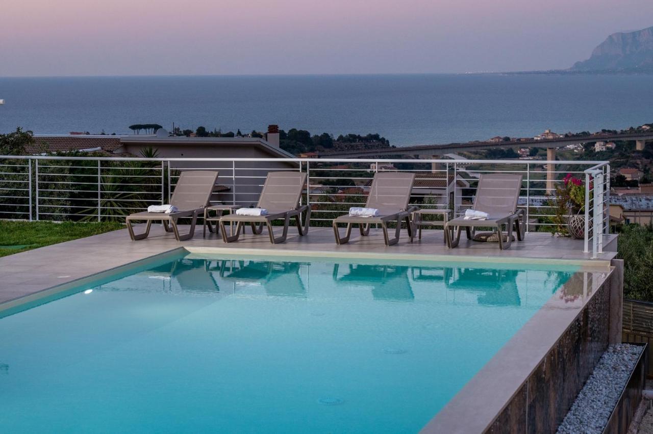 Villa Maria Con Piscina E Vista Mare Castellammare del Golfo Eksteriør bilde