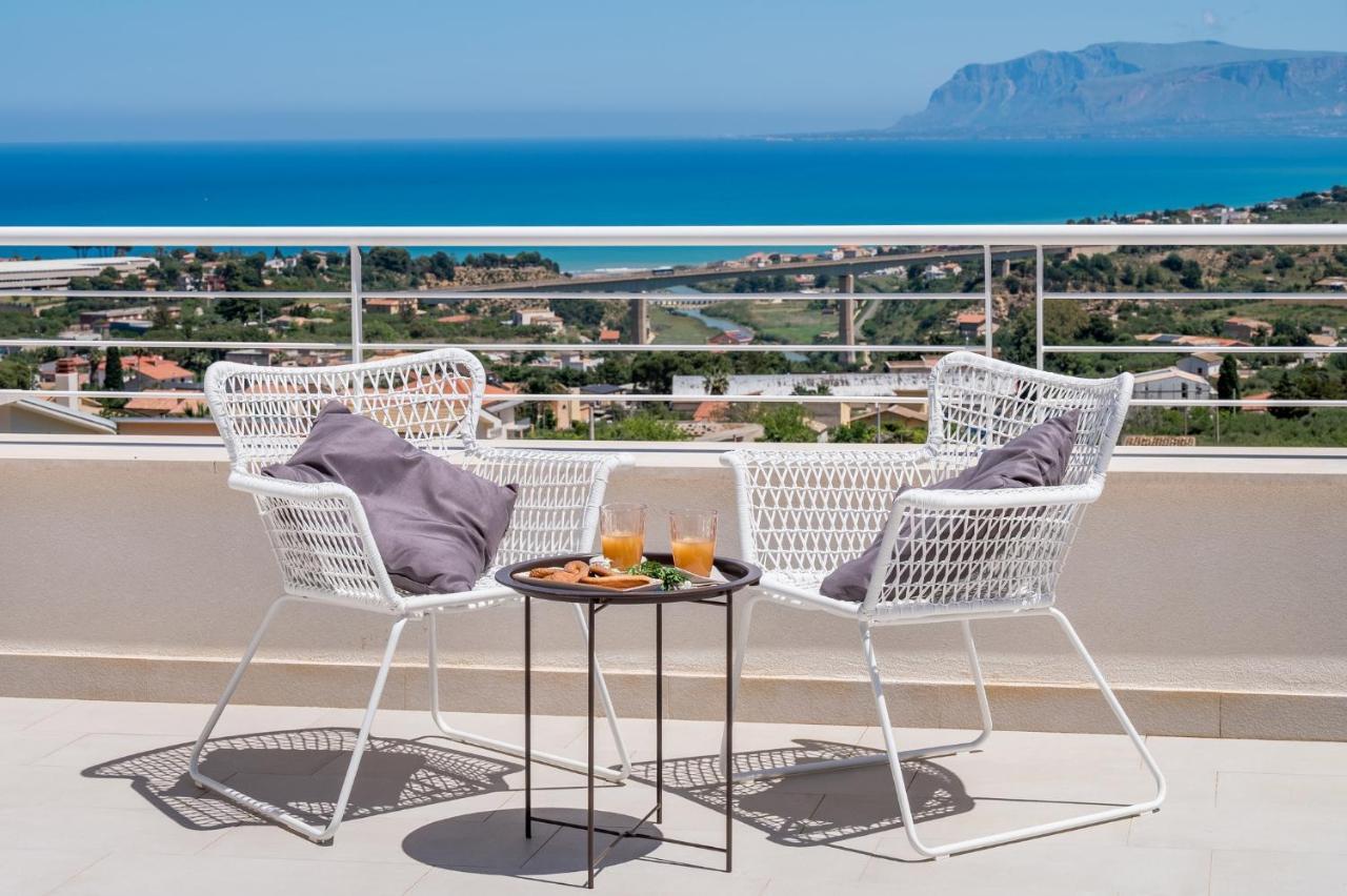 Villa Maria Con Piscina E Vista Mare Castellammare del Golfo Rom bilde