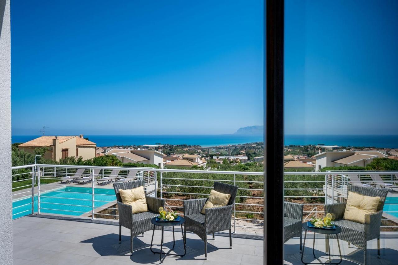 Villa Maria Con Piscina E Vista Mare Castellammare del Golfo Rom bilde