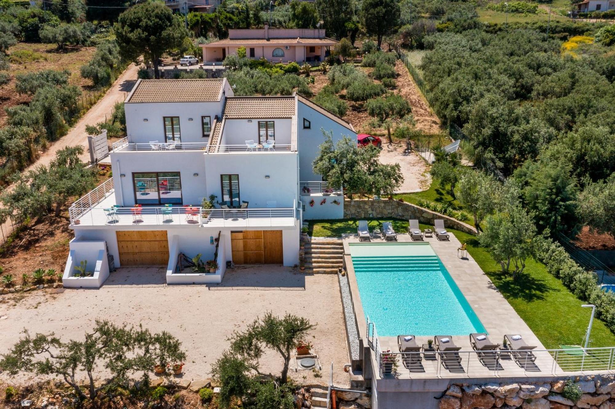 Villa Maria Con Piscina E Vista Mare Castellammare del Golfo Eksteriør bilde