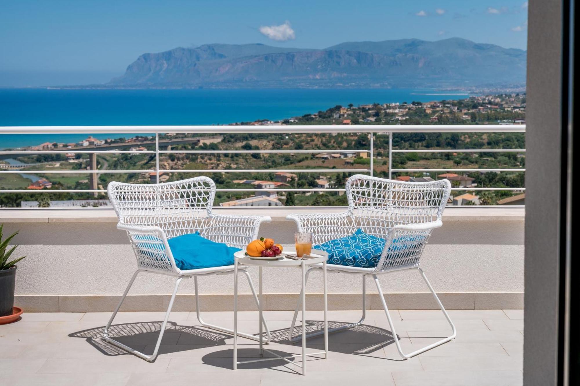 Villa Maria Con Piscina E Vista Mare Castellammare del Golfo Rom bilde